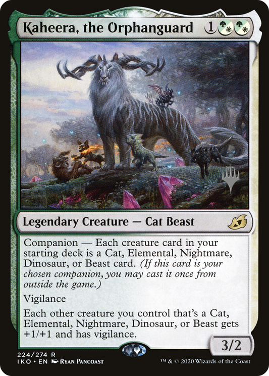 Kaheera, the Orphanguard (PPIKO-224) - Ikoria: Lair of Behemoths Promos: (companion) Foil