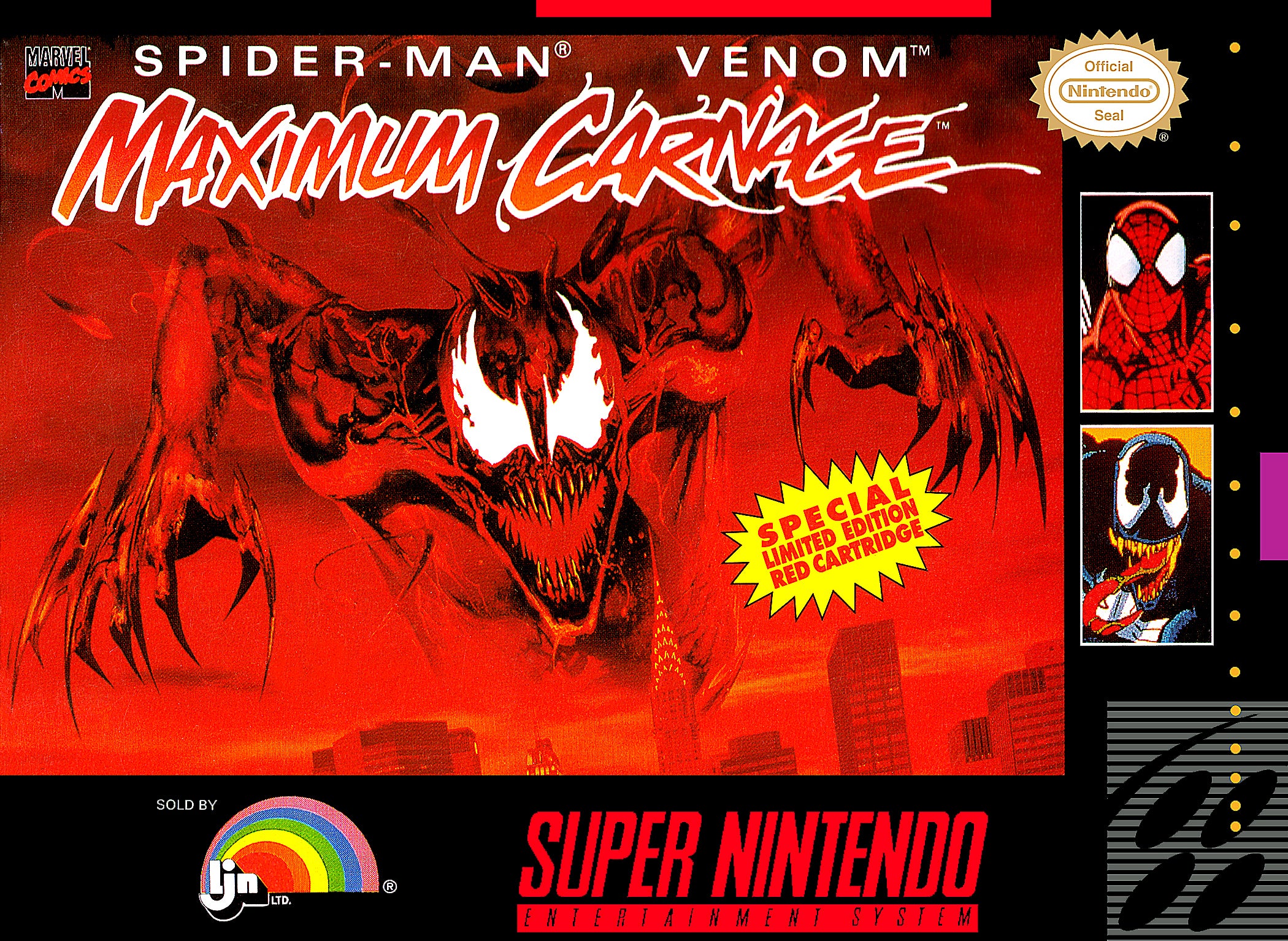 Spider-Man Venom: Maximum Carnage - Super Nintendo (SNES)
