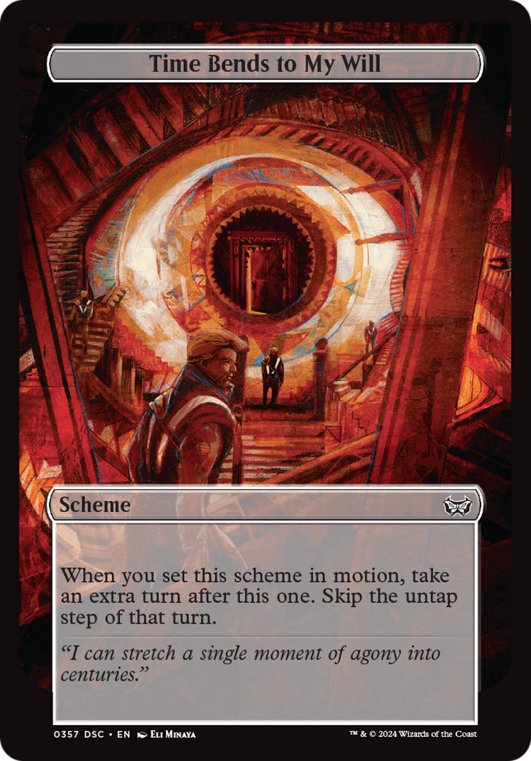Time Bends to My Will (A:DSC-357) - Duskmourn: House of Horror Commander