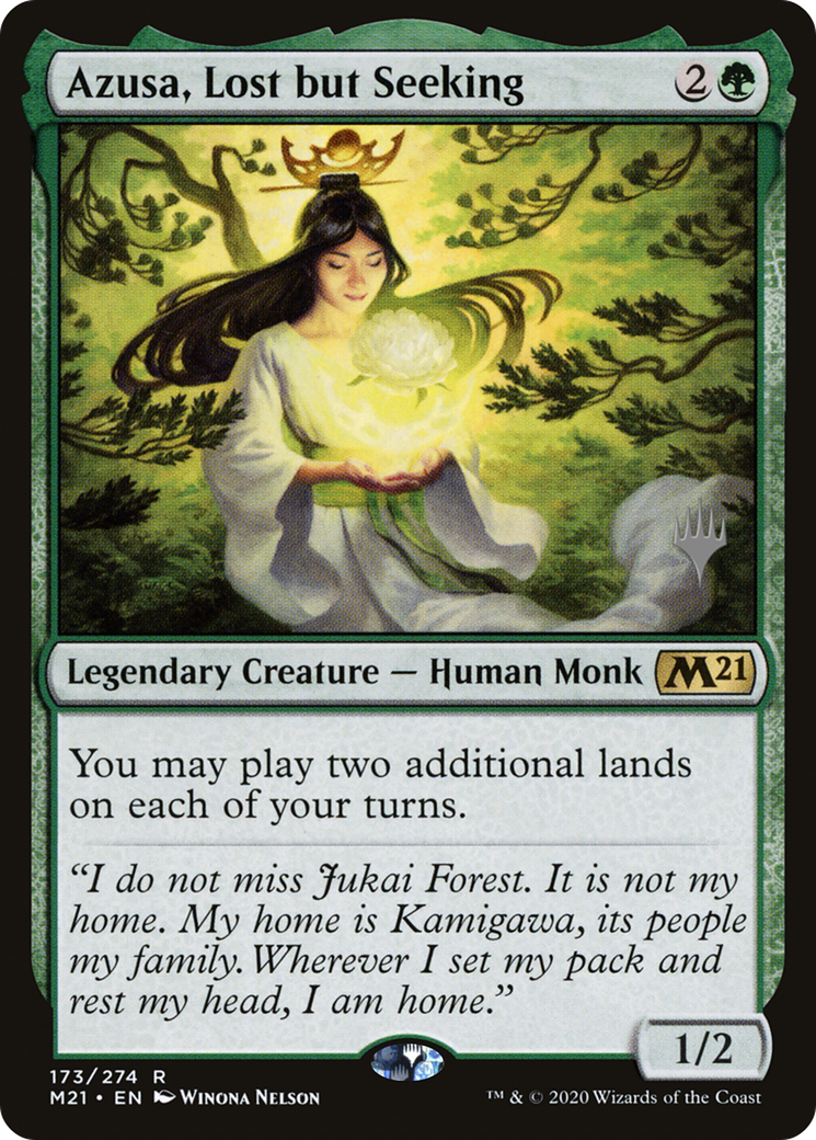 Azusa, Lost but Seeking (PPM21-173) - Core Set 2021 Promos