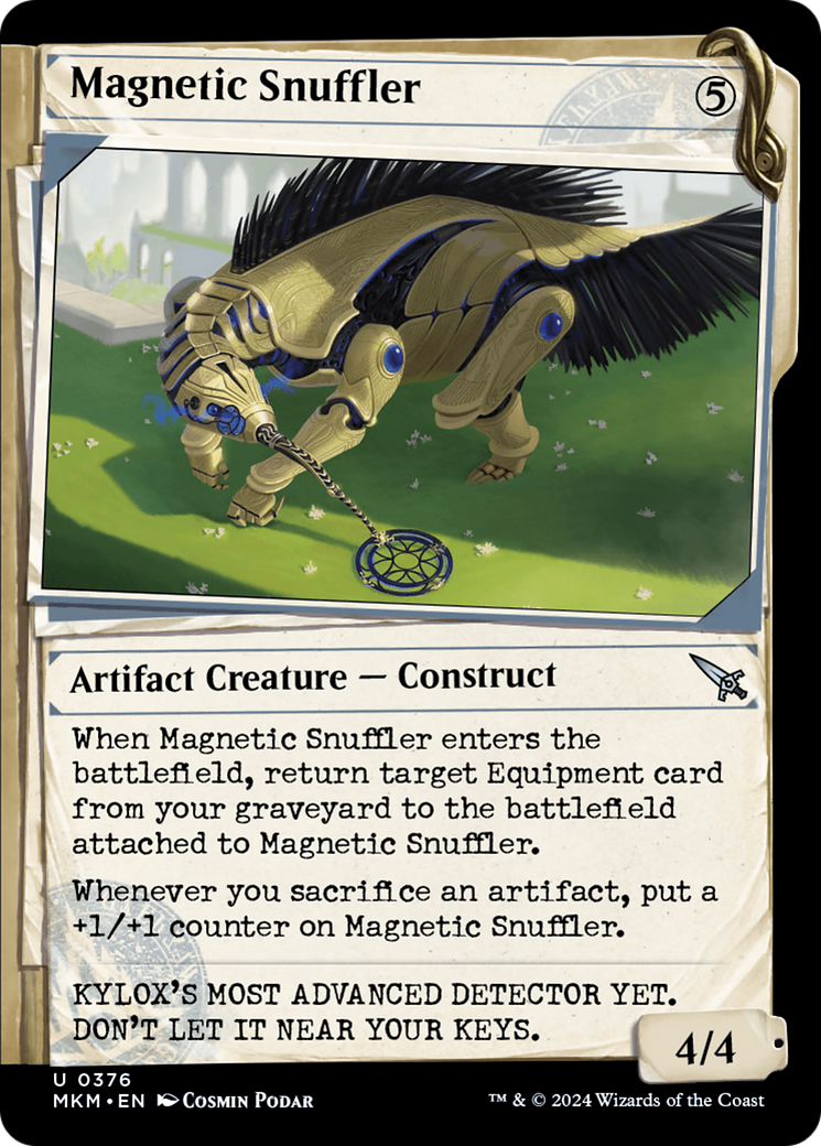 Magnetic Snuffler (MKM-376) - Murders at Karlov Manor: (Showcase) Foil