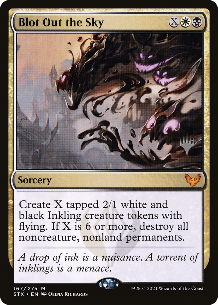 Blot Out the Sky (PPSTX-167) - Strixhaven: School of Mages Promos Foil