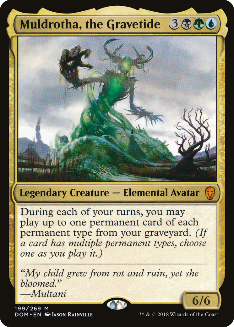 Muldrotha, the Gravetide (DOM-199) - Dominaria Foil