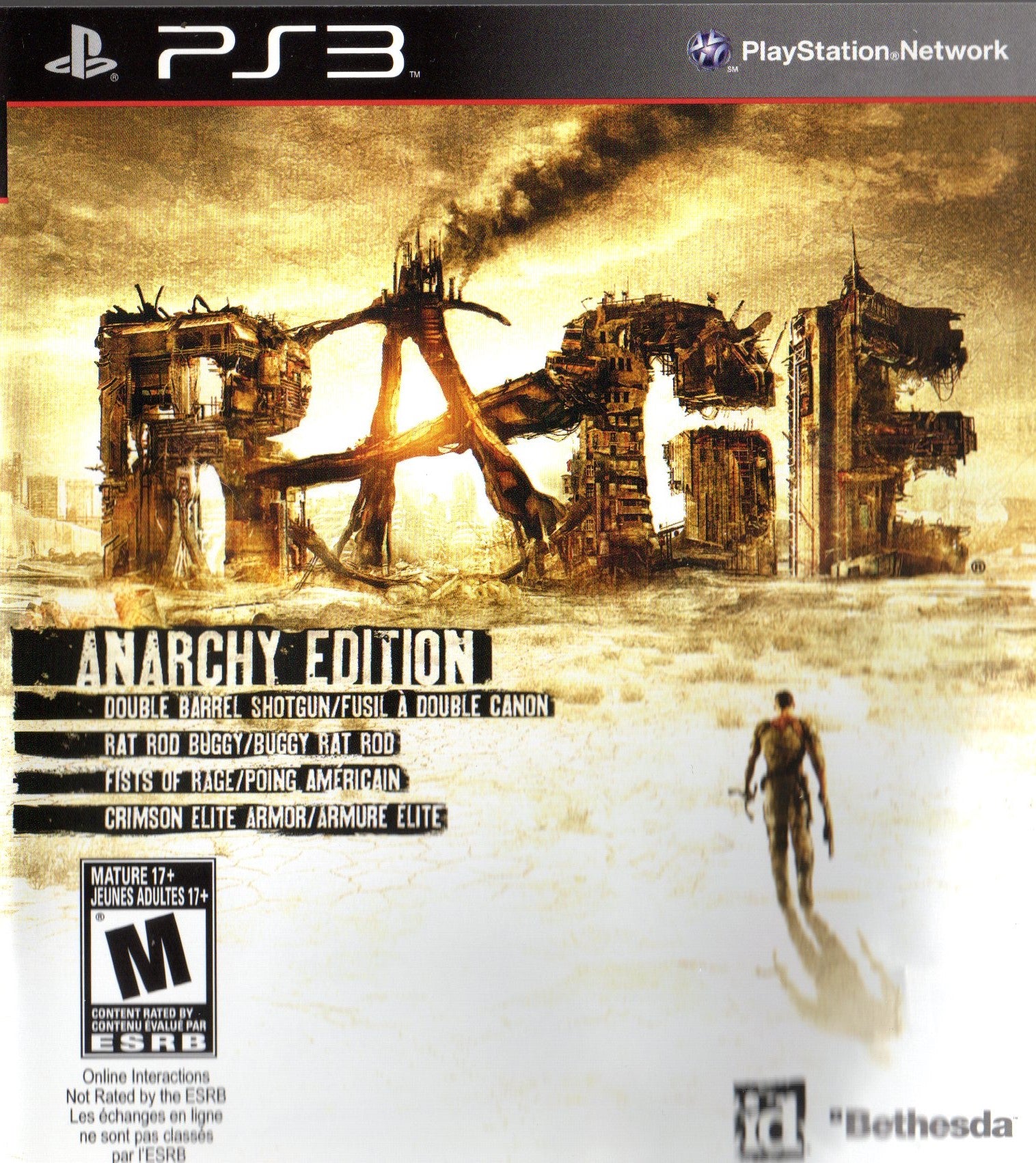 Rage Anarchy Edition (No Codes) - PlayStation 3 (PS3)