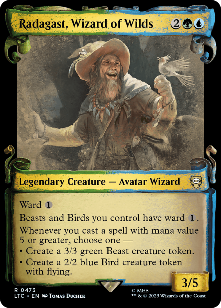 Radagast, Wizard of Wilds (LTC-473) - Tales of Middle-earth Commander: (Showcase)