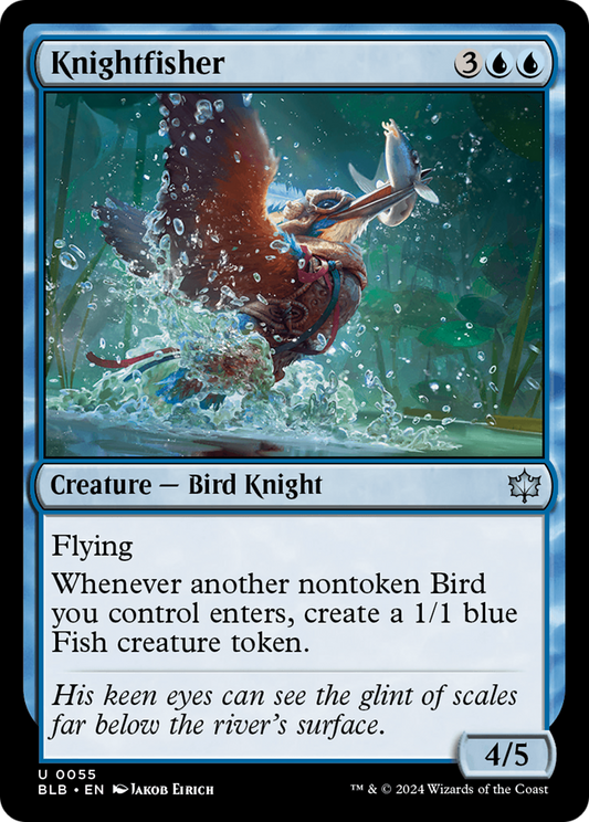 Knightfisher (BLB-055) - Bloomburrow
