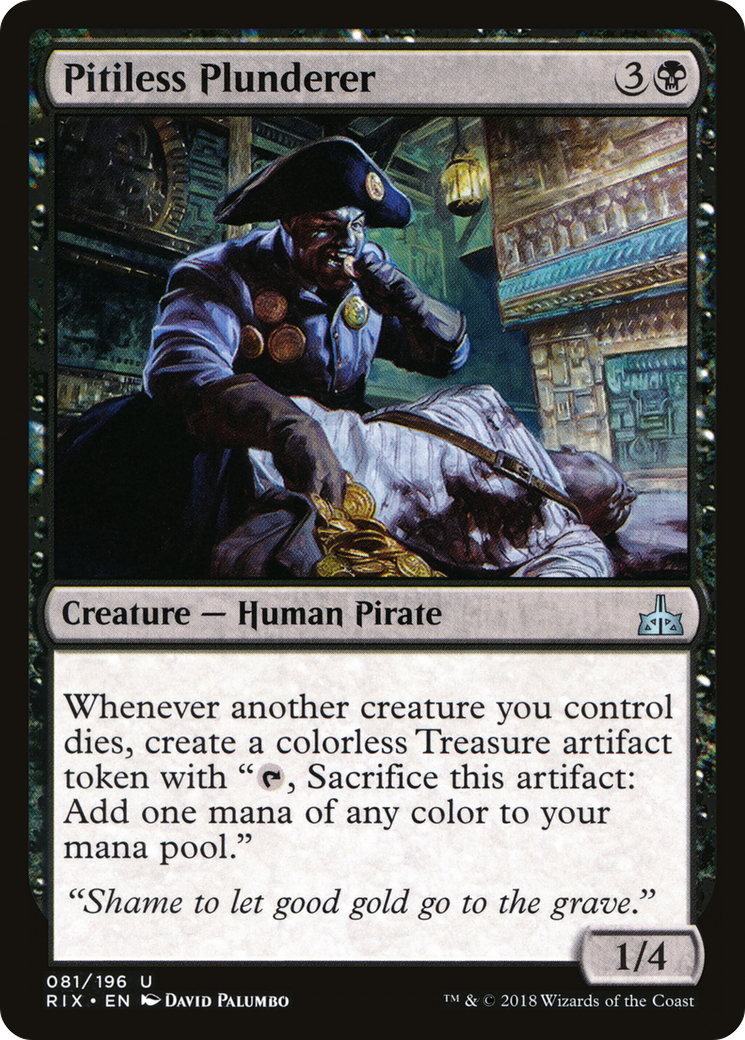 Pitiless Plunderer (RIX-081) - Rivals of Ixalan