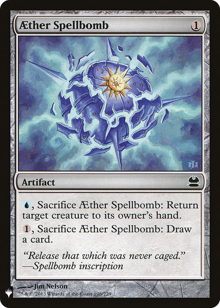 Aether Spellbomb (LIST-196) - The List
