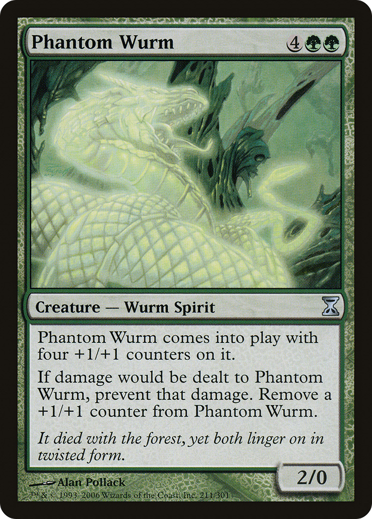 Phantom Wurm (TSP-211) - Time Spiral Foil