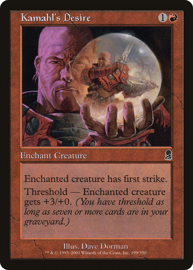 Kamahl's Desire (ODY-199) - Odyssey Foil