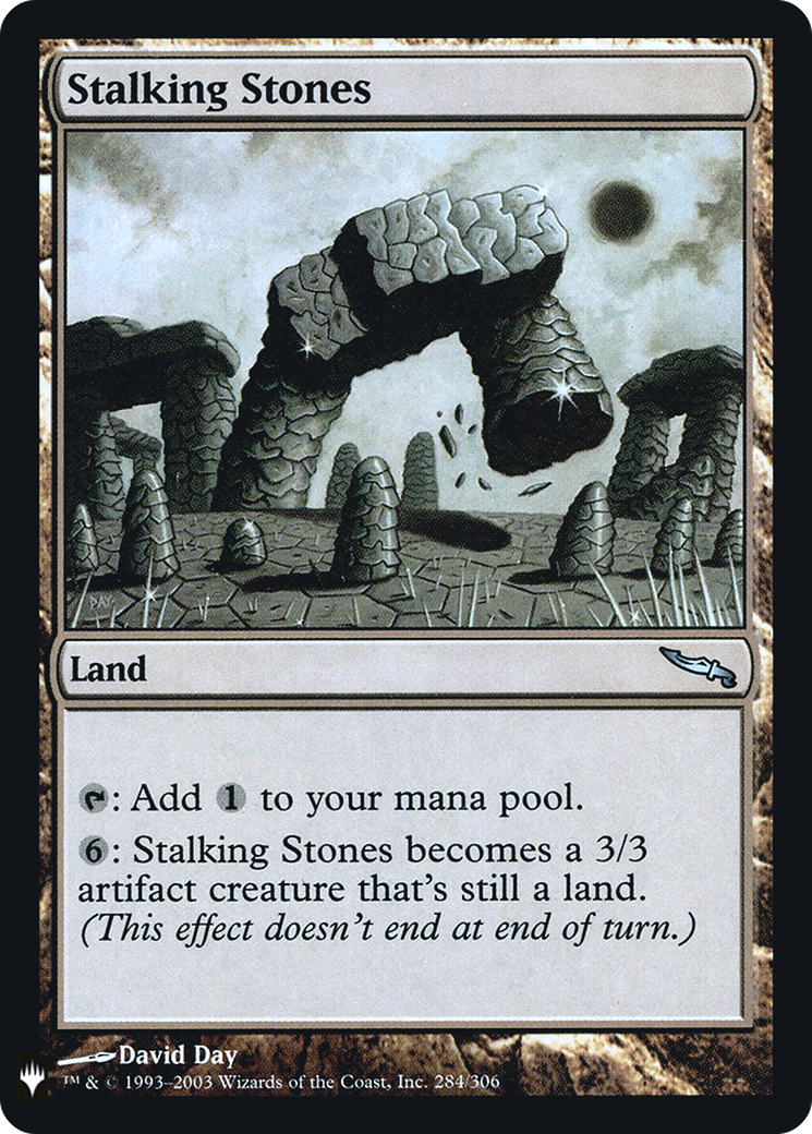 Stalking Stones (LIST-MRD-284) - The List Foil