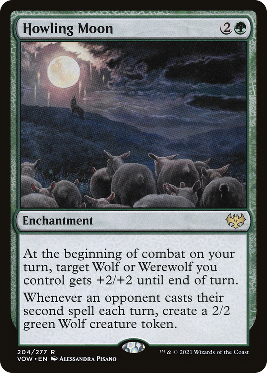 Howling Moon (VOW-204) - Innistrad: Crimson Vow Foil