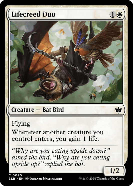 Lifecreed Duo (BLB-020) - Bloomburrow Foil
