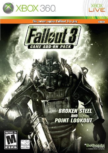 Fallout 3 Game Add On Pack - Broken Steel and Point Lookout - Xbox 360