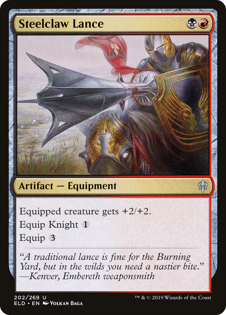 Steelclaw Lance (ELD-202) - Throne of Eldraine Foil