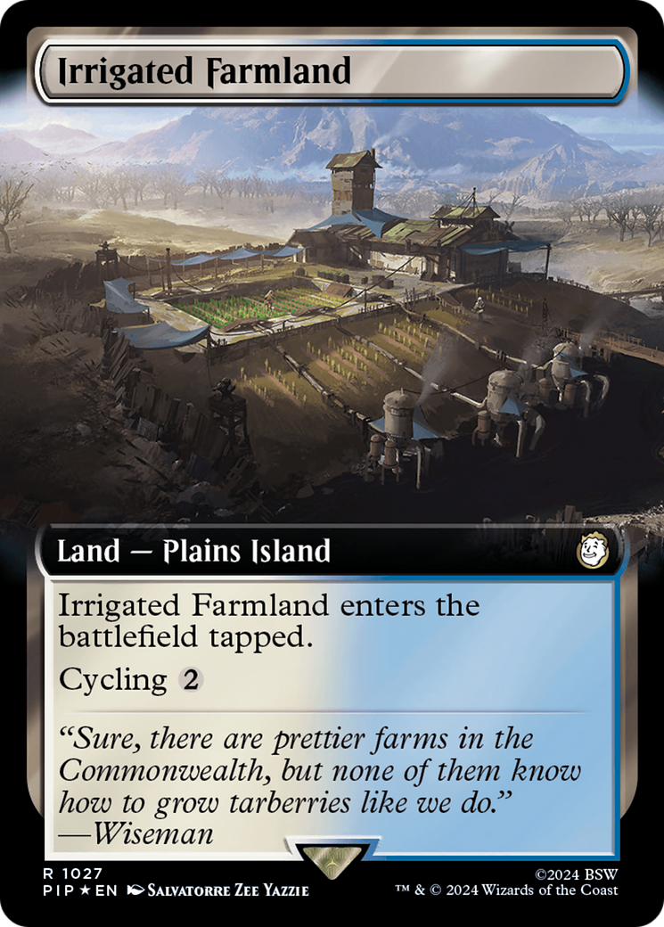Irrigated Farmland (Extended Art) (Surge Foil) (PIP-1027) - Fallout: (Extended Art) Foil