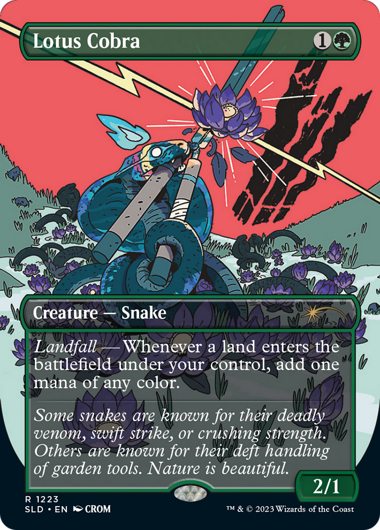 Lotus Cobra (SLD-1223) - Secret Lair Drop (Borderless) Foil