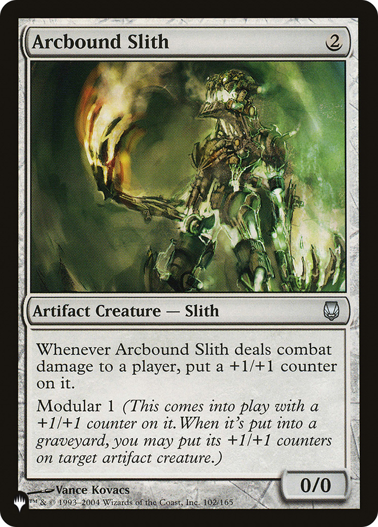Arcbound Slith (LIST-102/165) - The List