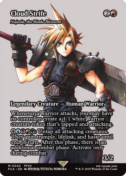 Najeela, the Blade-Blossom (FCA-042) - FINAL FANTASY: Through the Ages / Cloud Strife (Borderless)