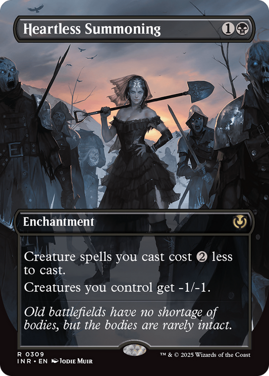 Heartless Summoning (Borderless) (INR-309) - Innistrad Remastered: (enchantment) (Borderless)