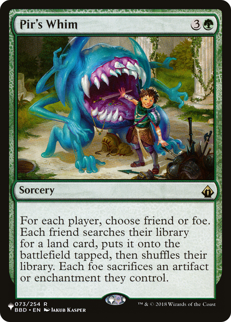 Pir's Whim (LIST-073/254) - The List