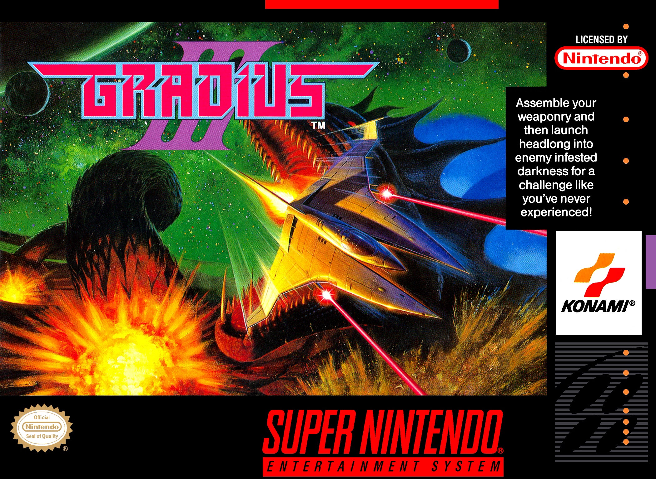 Gradius III - Super Nintendo (SNES)