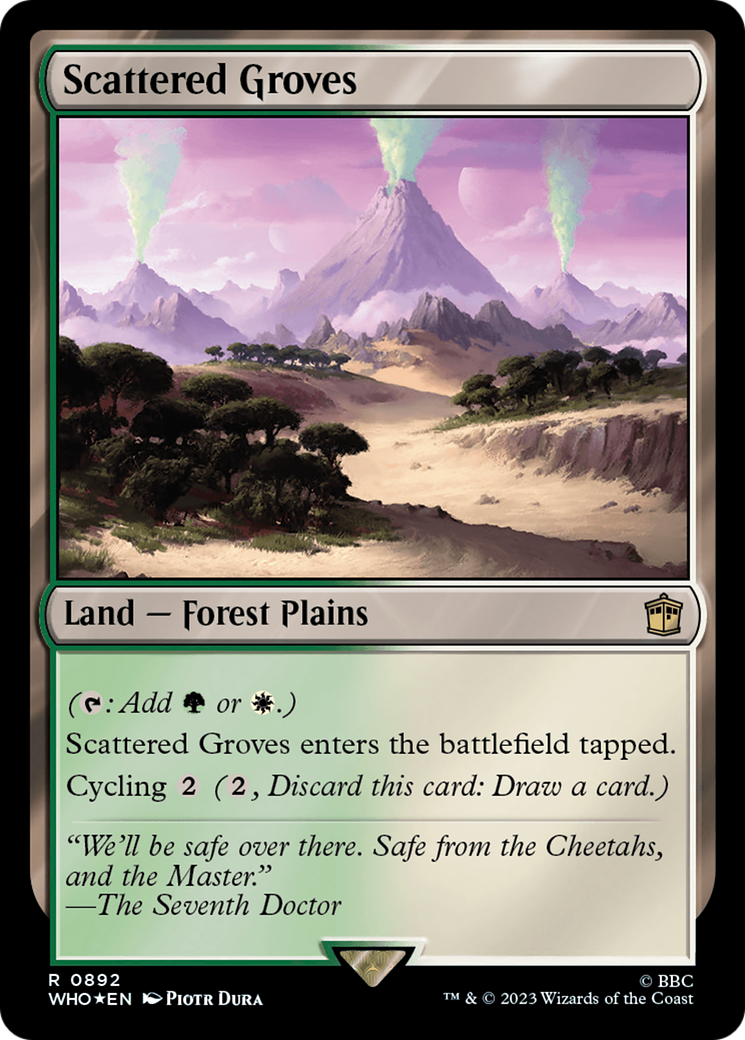 Scattered Groves (WHO-892) - Doctor Who Foil