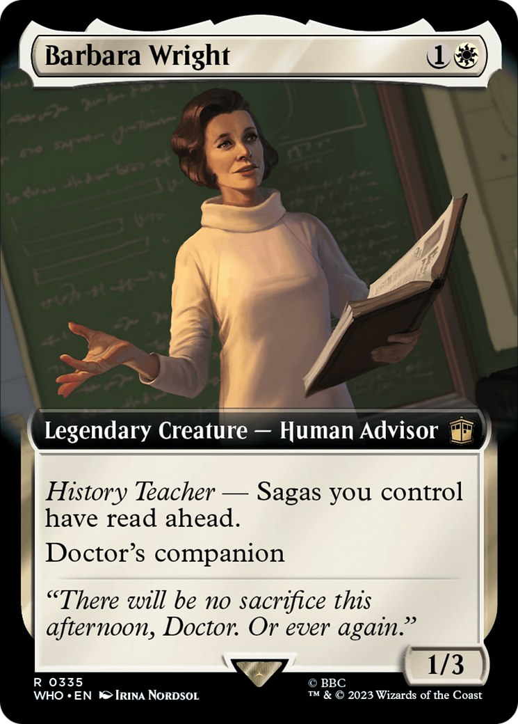 Barbara Wright (WHO-335) - Doctor Who: (Extended Art)