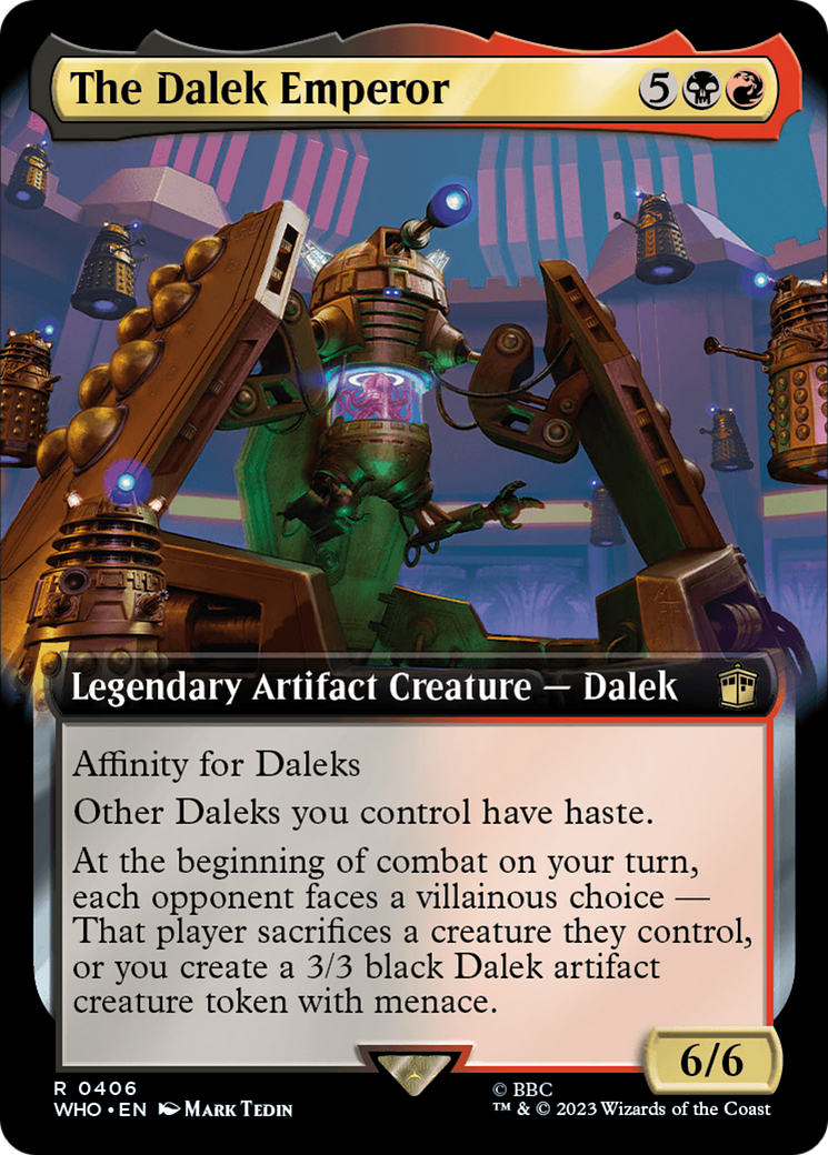 The Dalek Emperor (WHO-406) - Doctor Who: (Extended Art)