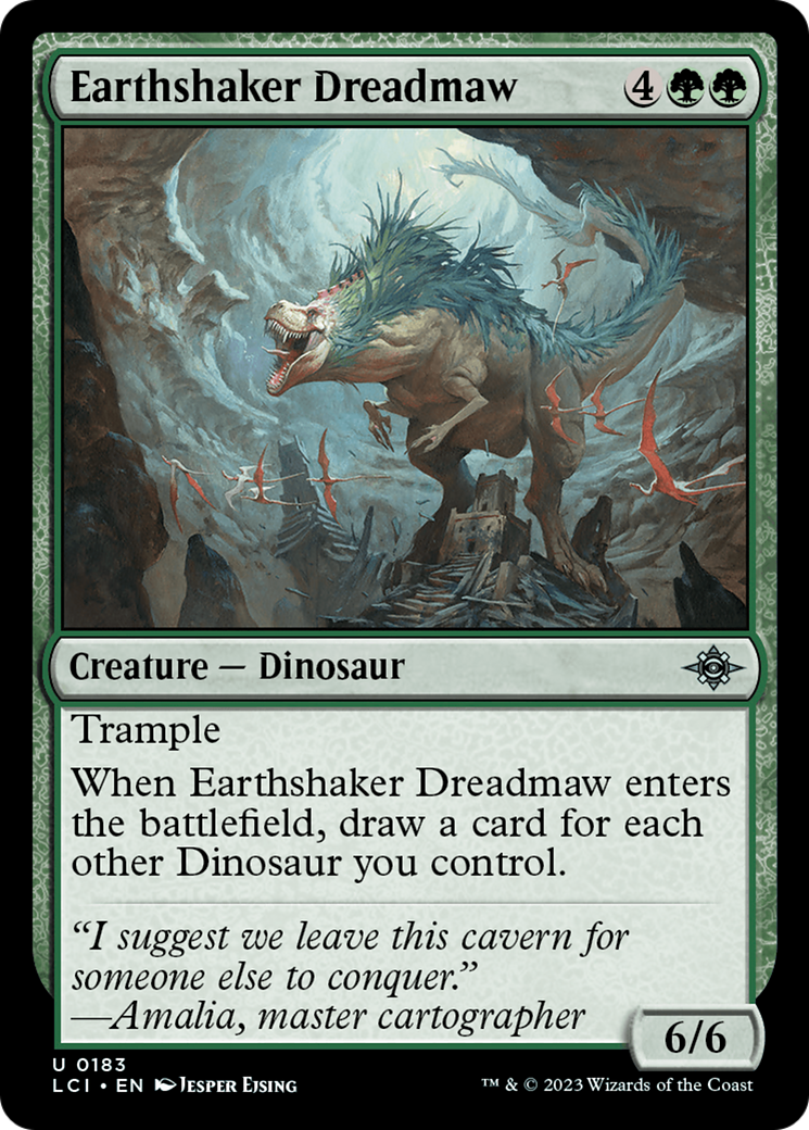 Earthshaker Dreadmaw (LCI-183) - The Lost Caverns of Ixalan Foil