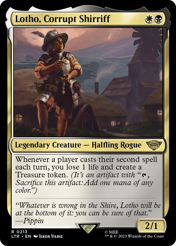 Lotho, Corrupt Shirriff (LTR-213) - The Lord of the Rings: Tales of Middle-earth