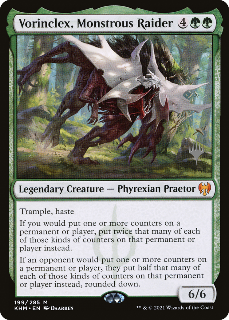 Vorinclex, Monstrous Raider (PPKHM-199) - Kaldheim Promos Foil