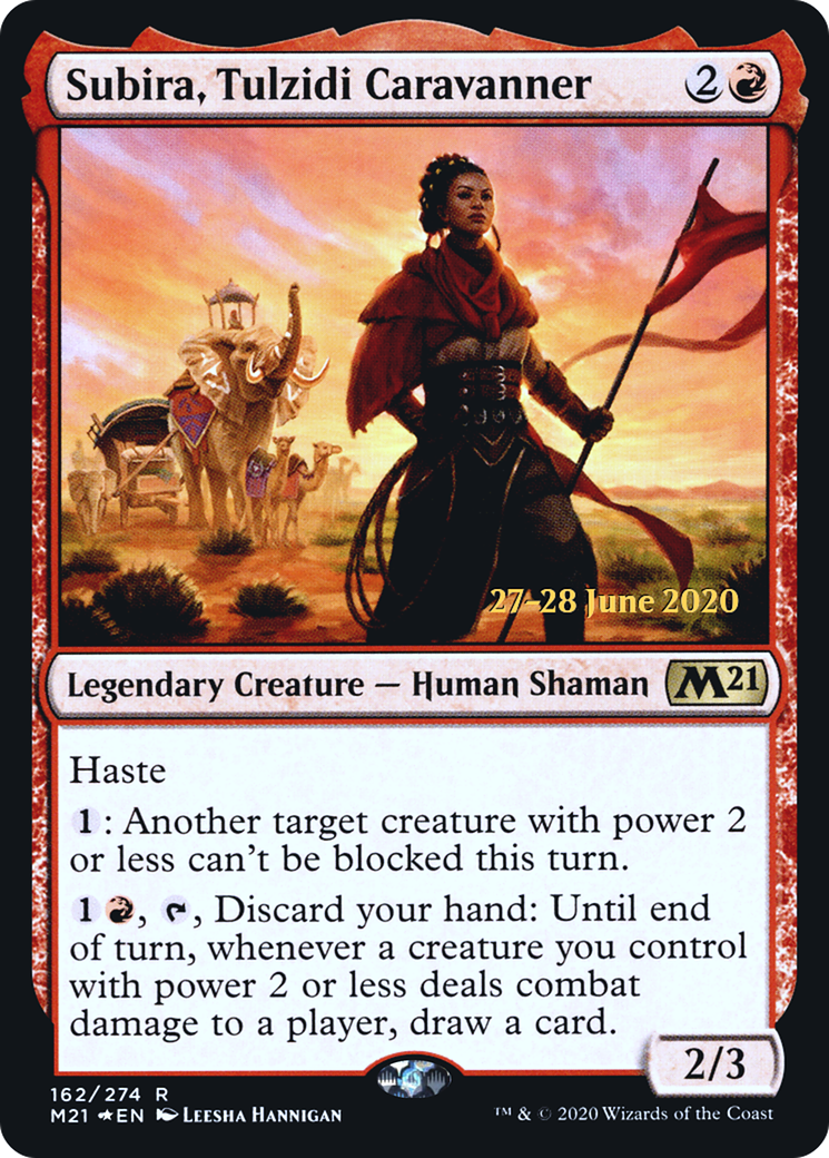 Subira, Tulzidi Caravanner (PRE-162) - Core Set 2021 Promos Foil