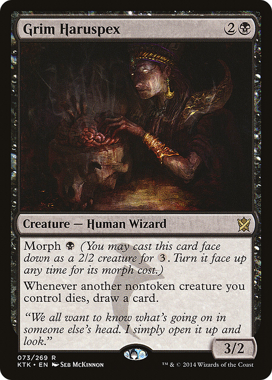 Grim Haruspex (KTK-073) - Khans of Tarkir Foil