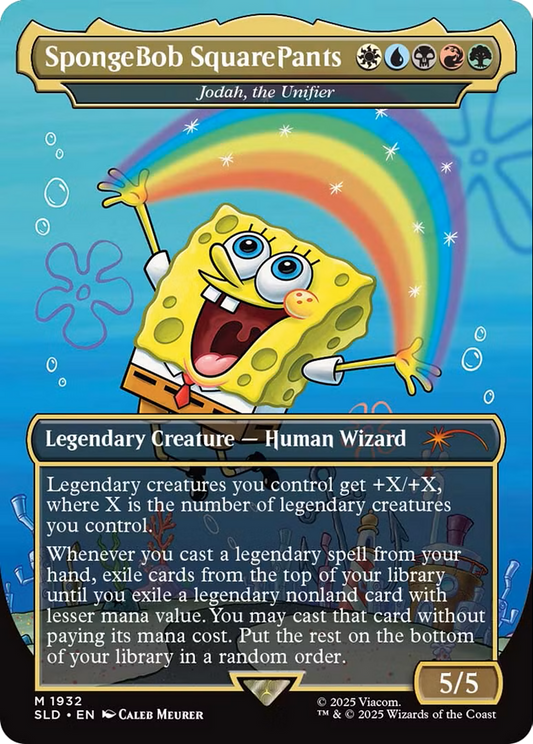 Jodah, the Unifier (SLD-1932) - Secret Lair Drop / SpongeBob SquarePants (Borderless)