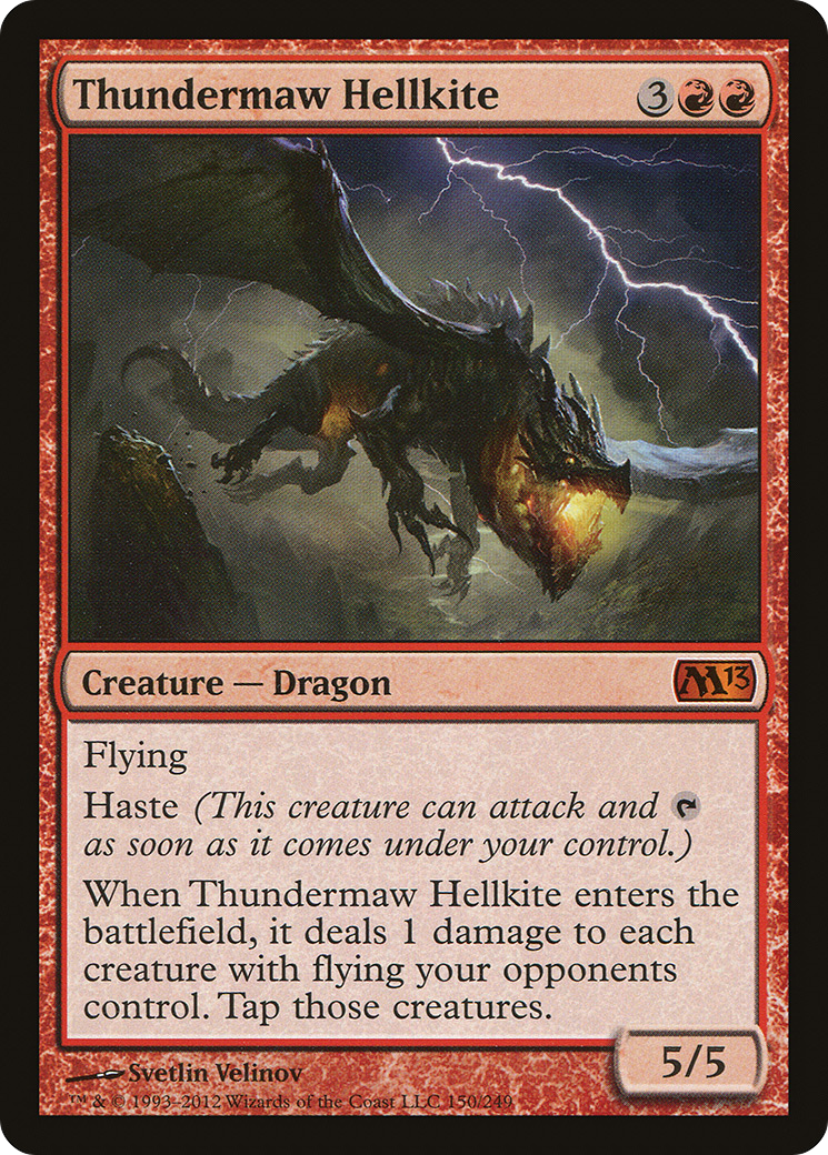 Thundermaw Hellkite (M13-150) - Magic 2013 Foil