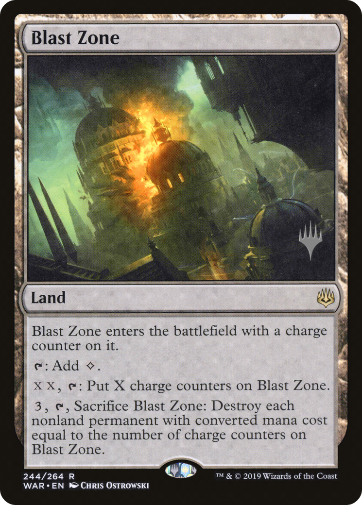 Blast Zone (PPTHB-244P) - War of the Spark Promos