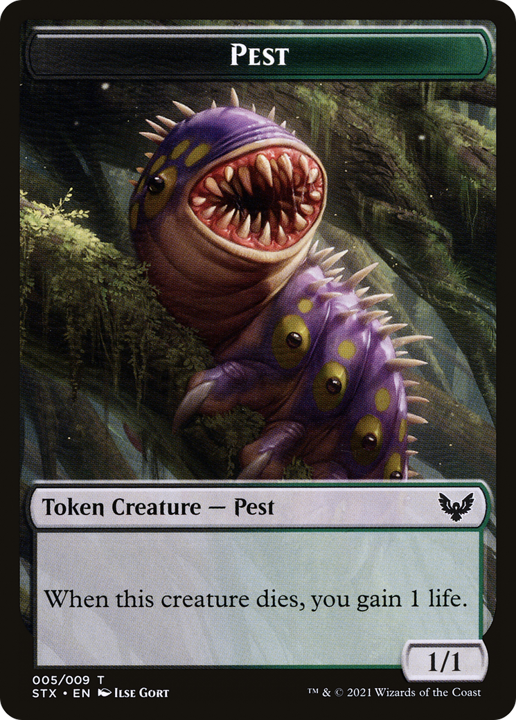 Pest (STX-005) - Strixhaven: School of Mages Tokens Foil