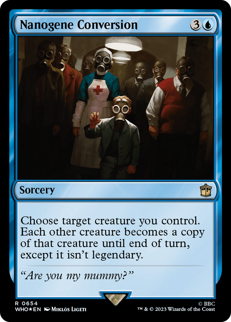 Nanogene Conversion (WHO-654) - Doctor Who Foil