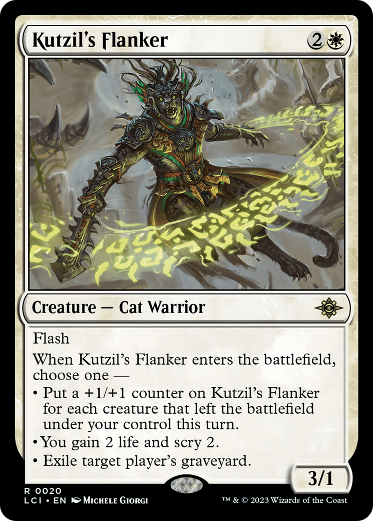 Kutzil's Flanker (LCI-020) - The Lost Caverns of Ixalan Foil