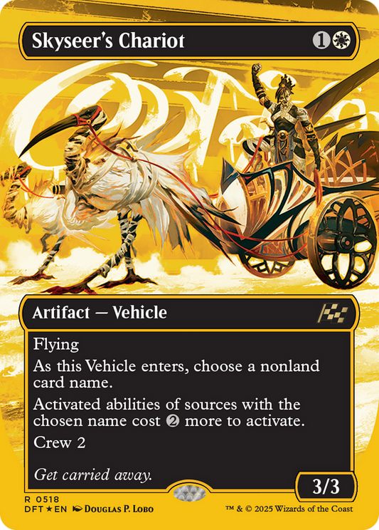 Skyseer's Chariot (DFT-518) - Aetherdrift (Borderless) Foil