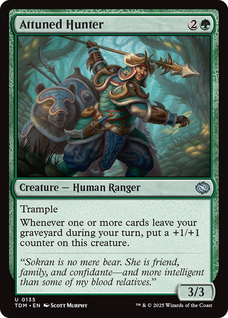 Attuned Hunter (TDM-135) - Tarkir: Dragonstorm