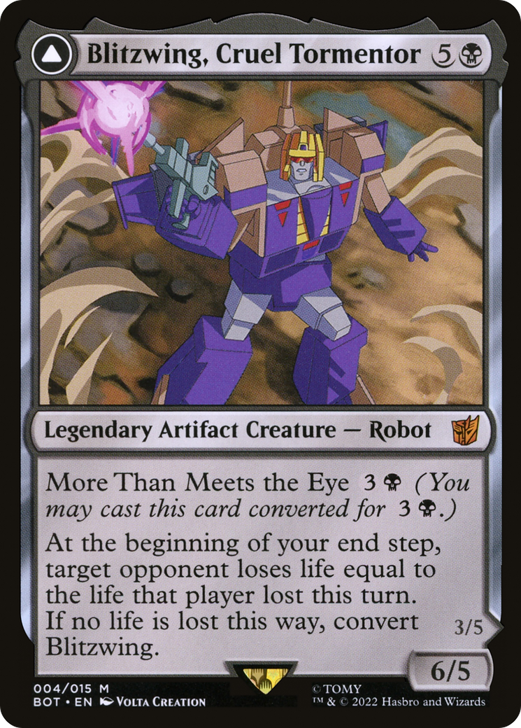 Blitzwing, Cruel Tormentor (BOT-004) - Transformers: (convertdfc)