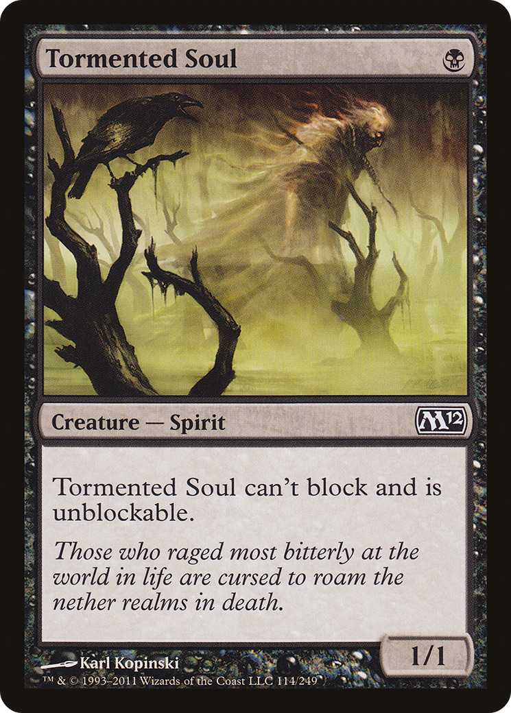 Tormented Soul (M12-114) - Magic 2012 Foil