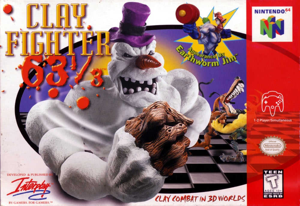ClayFighter 63 1/3 - Nintendo 64 (N64)