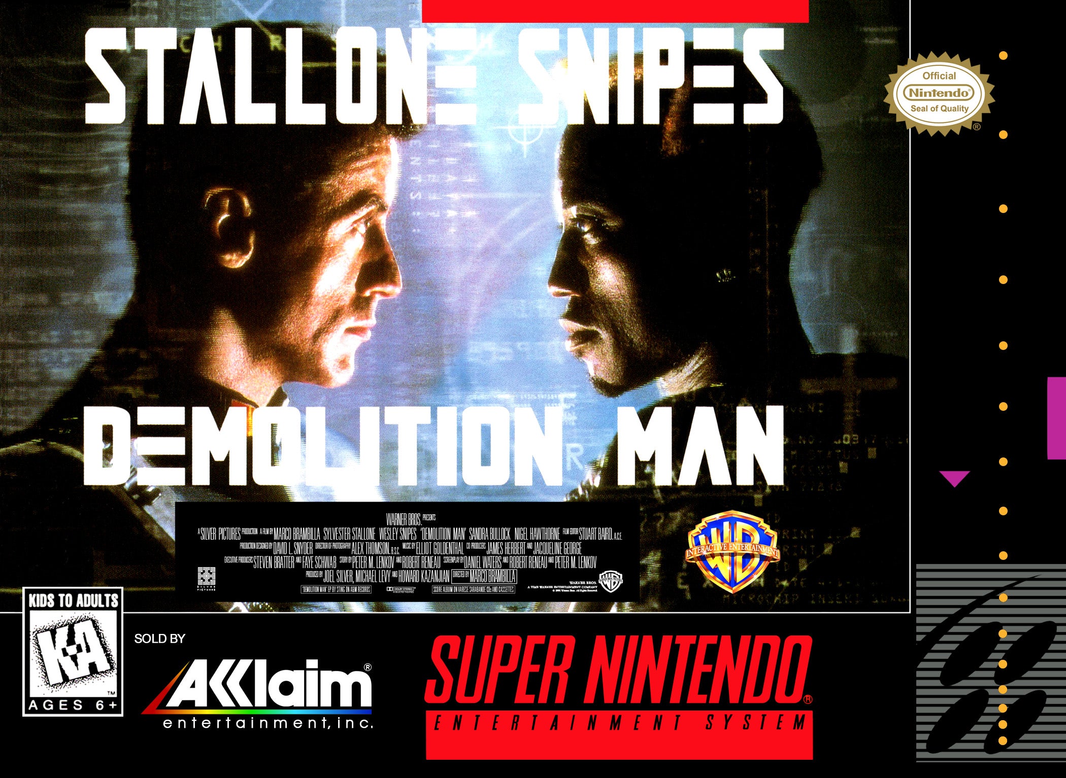 Demolition Man - Super Nintendo (SNES)