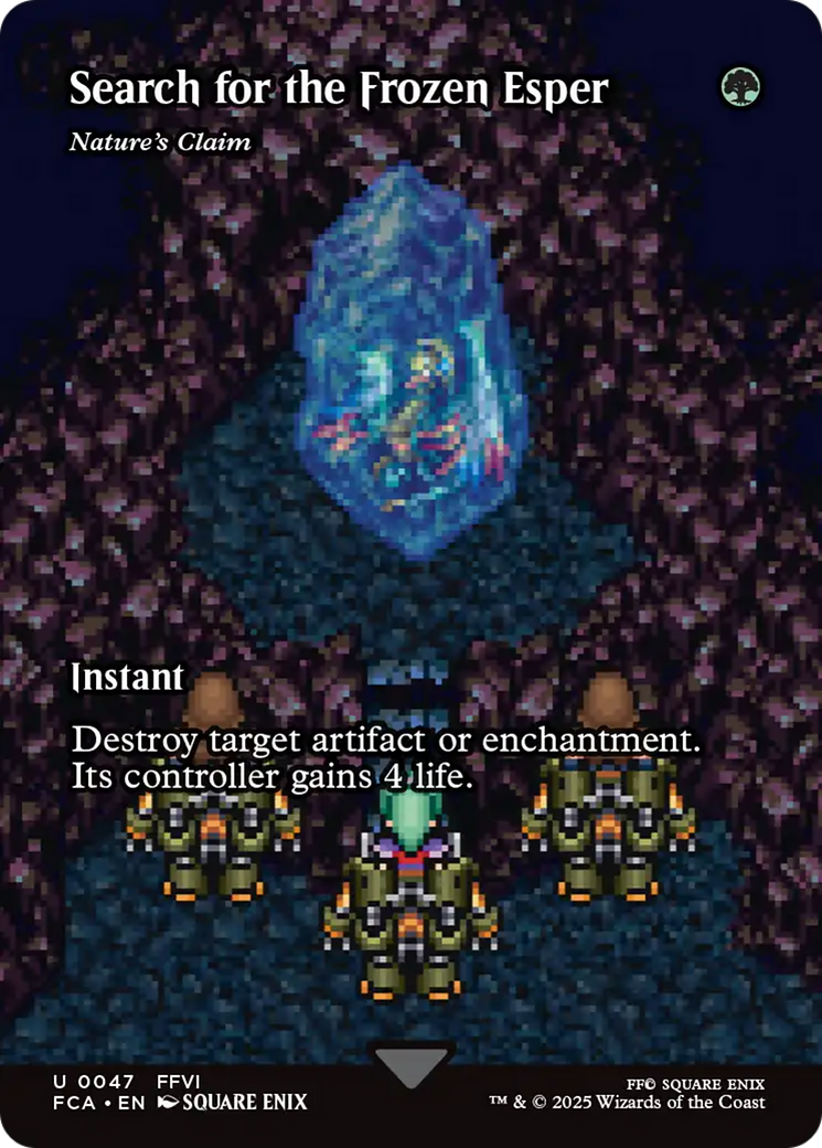 Nature's Claim (FCA-047) - FINAL FANTASY: Through the Ages / Search for the Frozen Esper (Borderless) Foil