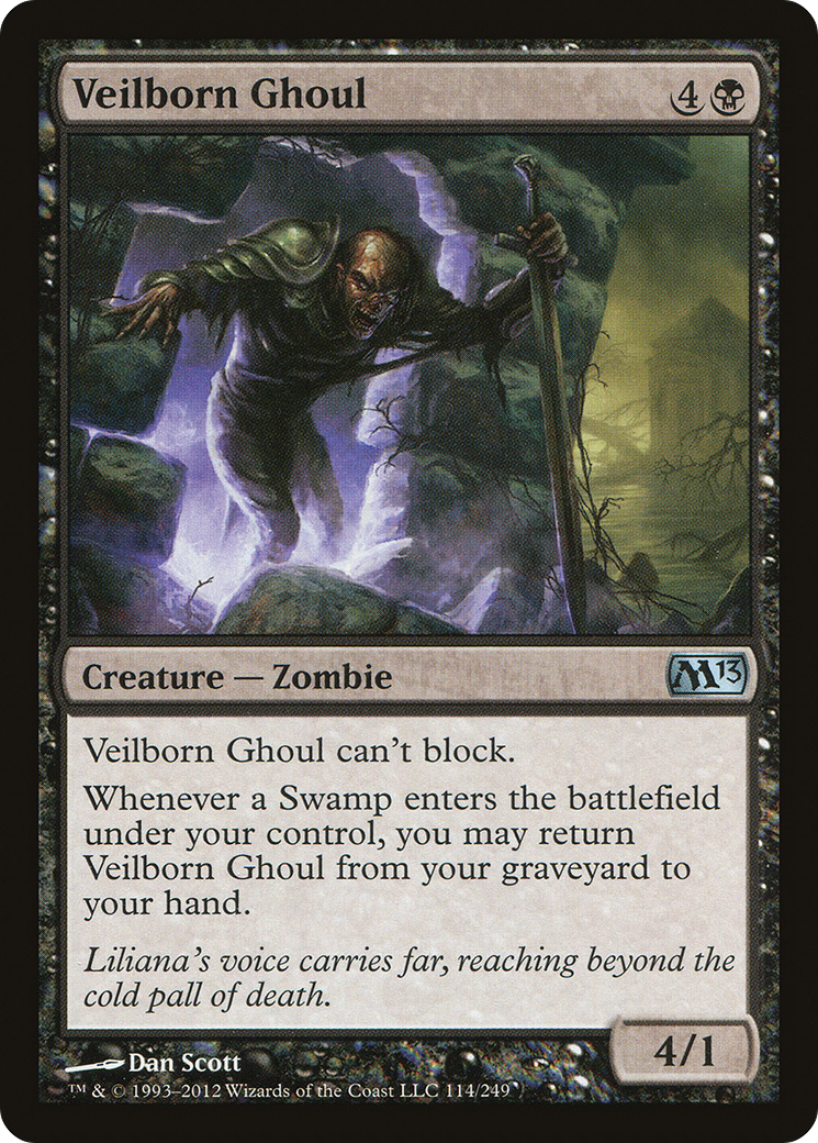 Veilborn Ghoul (M13-114) - Magic 2013 Foil