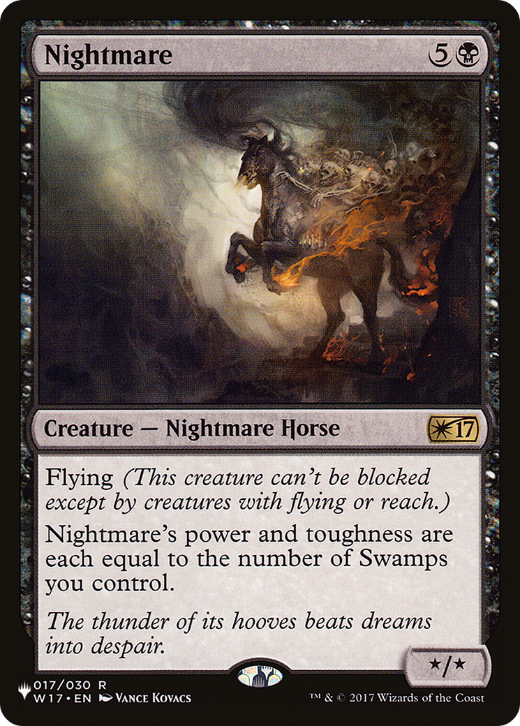 Nightmare (LIST-017/030) - The List