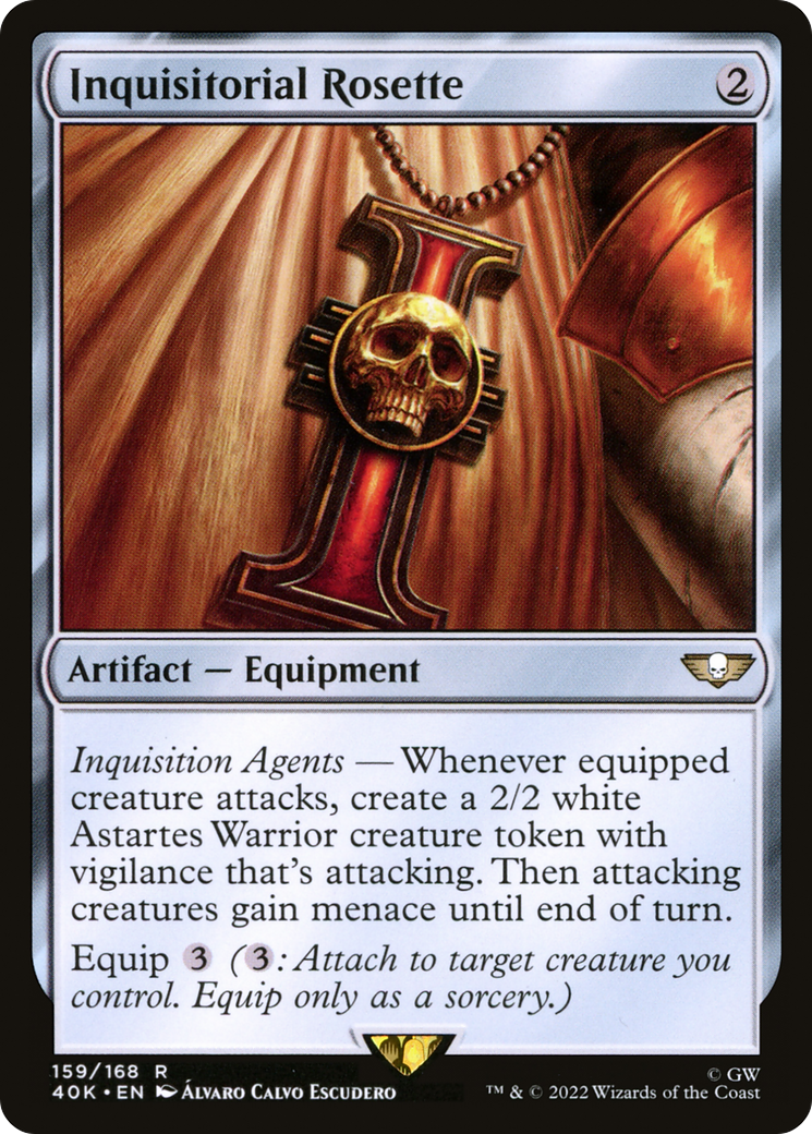 Inquisitorial Rosette (40K-159) - Warhammer 40,000 Commander